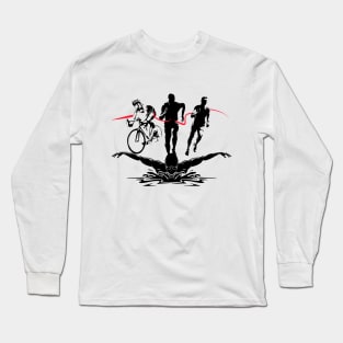 Triathlon Finisher / swim / bike / run Long Sleeve T-Shirt